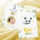 Faire-part naissance KIMI mon panda jaune
