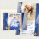 Faire-part mariage oriental 1001 NUITS bleu