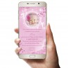 Faire-part numérique PETITE FEE rose