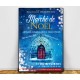 Affiche infographiste marché de noel