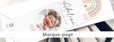Faire-part marque-page original